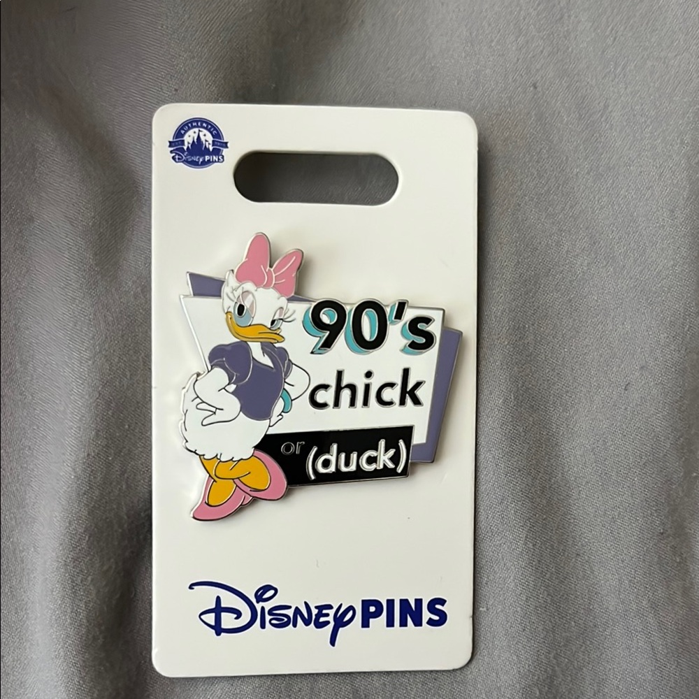 Disney 90's Daisy Duck Pin in Purple and Pink